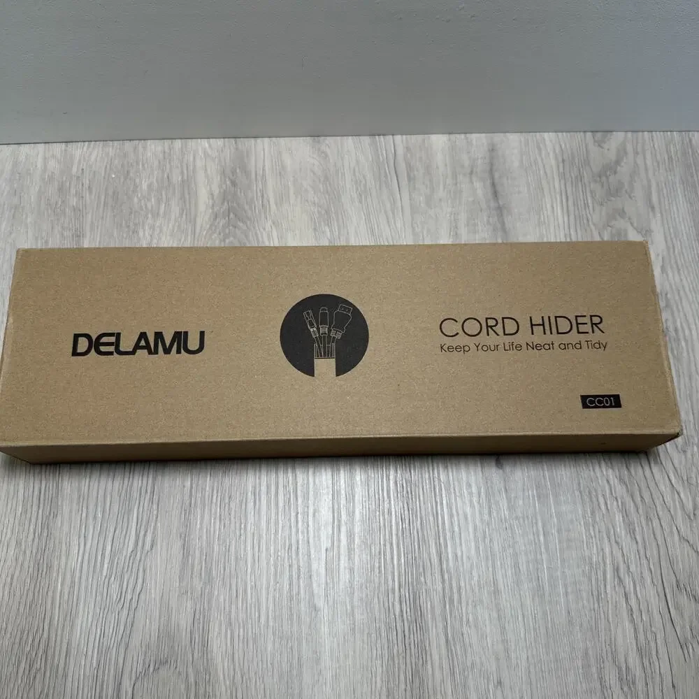 Cable Hider, 157in Delamu Cord Hider Wall for Wall Mounted TV, Wire Hider Kit, P